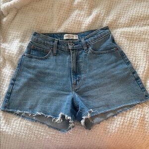 Abercrombie & Fitch Light Blue Denim Shorts